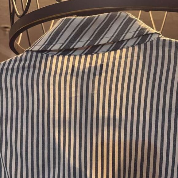 PINK Victoria's Secret XXL Striped Sleep Shirt Button Down - Picture 5 of 7